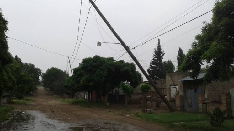 Lo que dejó el temporal de viento en Bahía