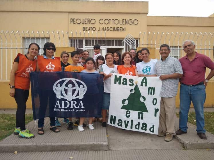 Más amor en Navidad: ADRA entregó lo recaudado al Pequeño Cottolengo