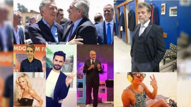 Los famosos y el traspaso de mando en las redes sociales: del festejo de Pablo Echarri al silencio de Alfredo Casero