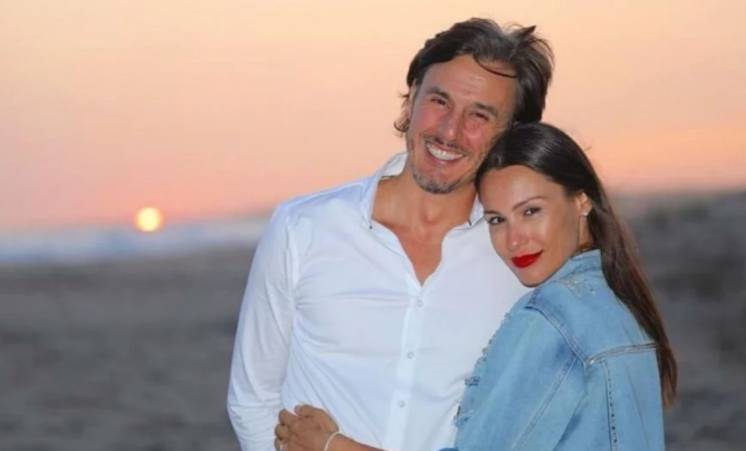 Pampita y Roberto García Moritán: sin glamour en la entrada al festejo de cumpleaños