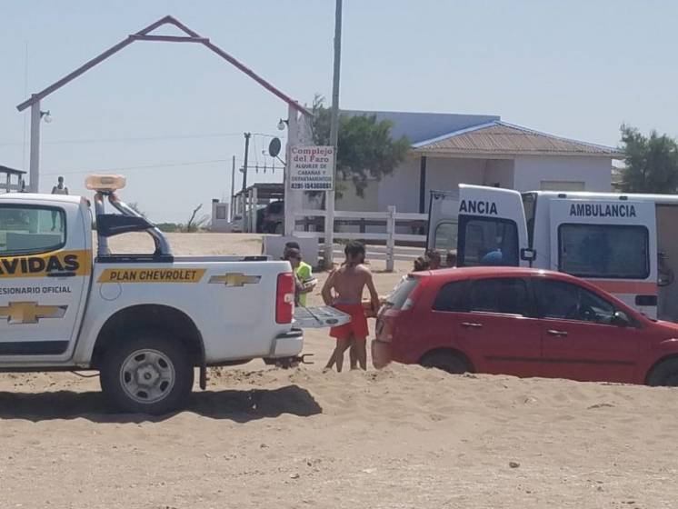 Monte Hermoso: un fin de semana movido para los guardavidas