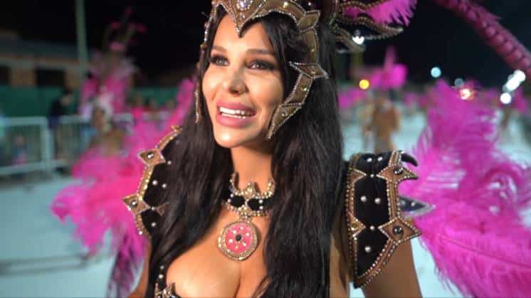 Charlotte Caniggia bailó por primera vez en el Carnaval y anunció una drástica decisión