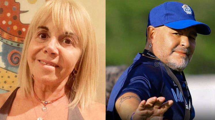 El gesto de Claudia Villafañe con dos de los hijos de Diego Maradona