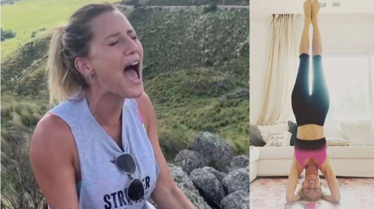 Mica Viciconte y su curioso ritual en la naturaleza, ¿con palito a Nicole Neumann?: “Algunas personas meditan y otras…”