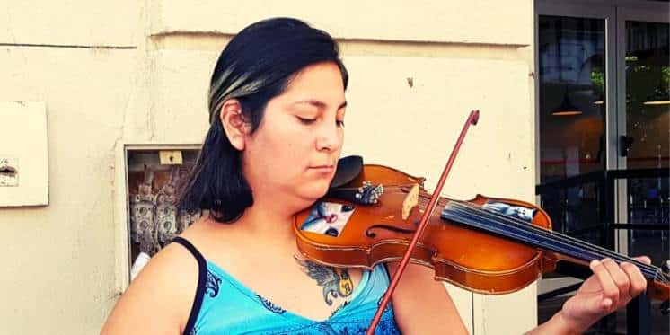 El drama de una violinista bahiense