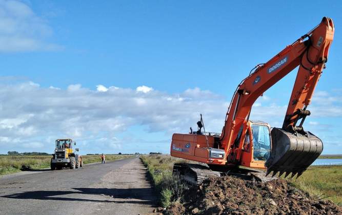 Ya se circula por media calzada en la obra de Alteo de la ruta 3