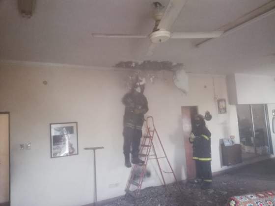 Incendio en una vivienda de Avellaneda al 800