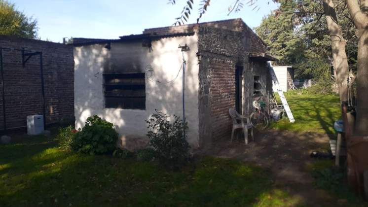 Se incendió su vivienda y murió