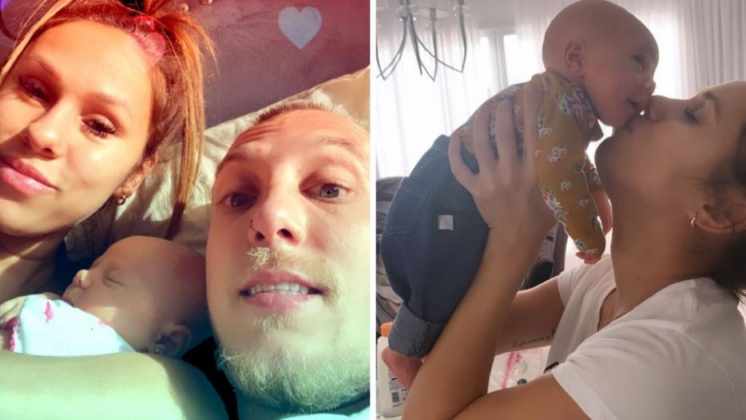 Barby Silenzi y El Polaco compartieron un video de la pequeña Abril y los seguidores no se ponen de acuerdo en el parecido