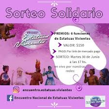 Las estatuas vivientes de nuestra ciudad organizan un sorteo solidario.