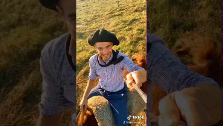 Bryan Petaccio, “el gaucho de TikTok” que es furor en las redes: “Estoy rompiendo un estereotipo”