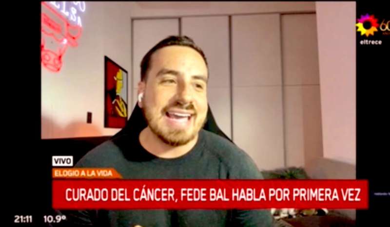 Fede Bal, en “Telenoche”: “Fue muy duro tener cáncer, pero yo solo pensaba en mi vieja“