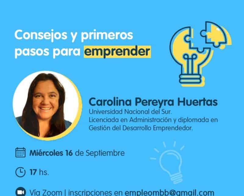 Charla “Consejos y primeros pasos para emprender”