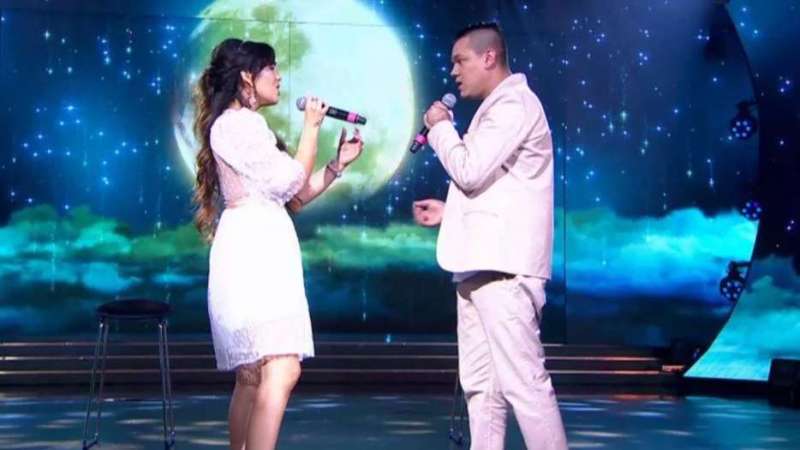 Cantando 2020: Ángela Leiva y Brian Lanzelotta se lucieron en la pista con “Aventura” en el ritmo libre