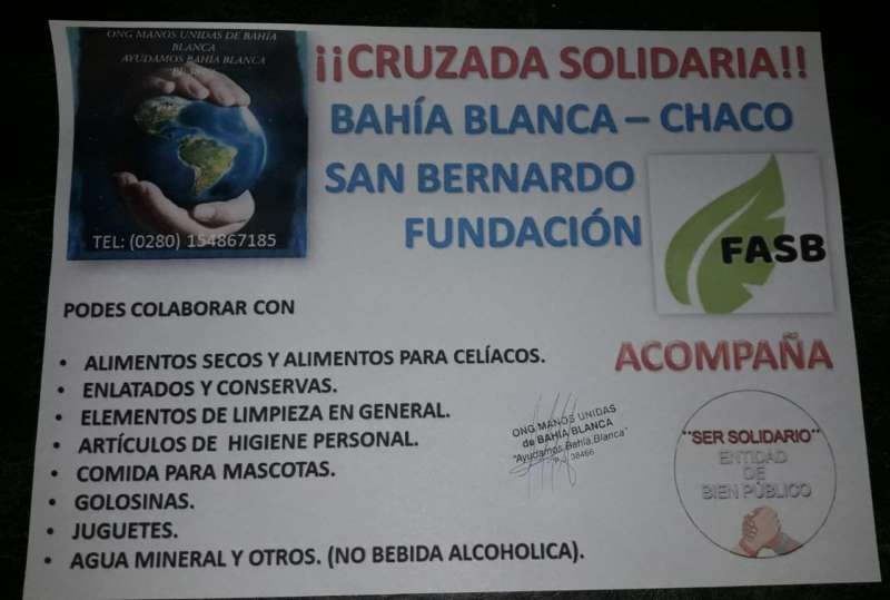 Cruzada Solidaria Bahía Blanca-Chaco