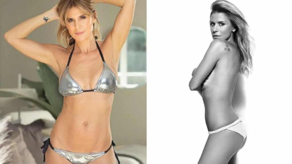 Flavia Palmiero posó con su microbikini favorita de animal print bautizada Cerdeña