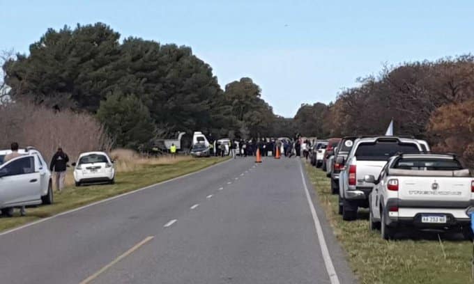 Tras la marcha, acordaron el ingreso de no residentes a Monte Hermoso