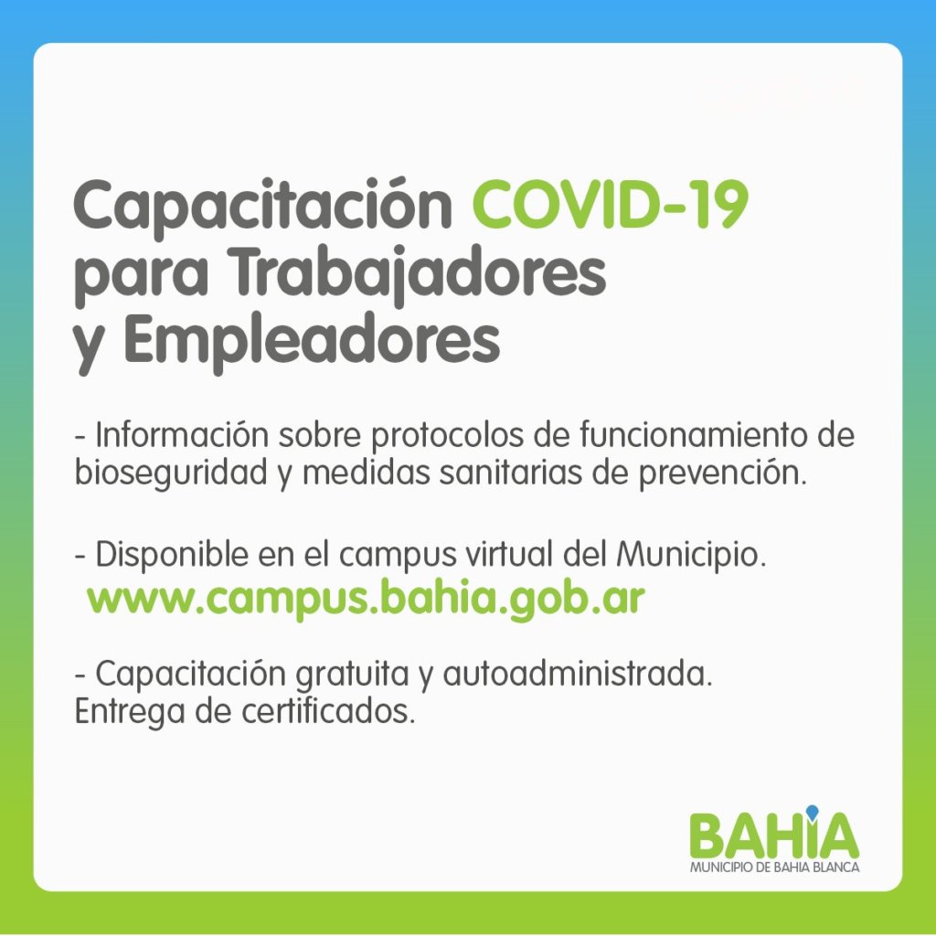 Capacitación a comercios frente al COVID-19