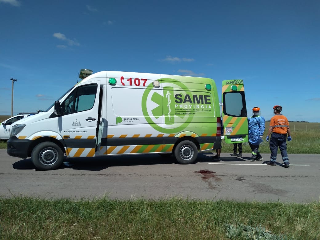 Una ciclista sufrió heridas tras una fuerte caída