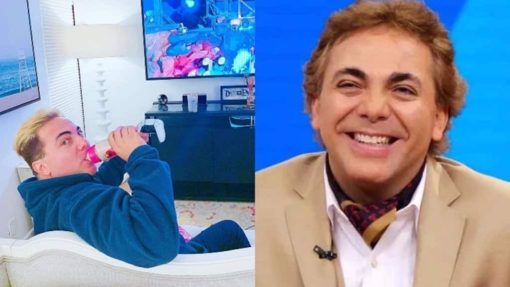 La foto de Cristian Castro que se volvió viral tomando de una mamadera