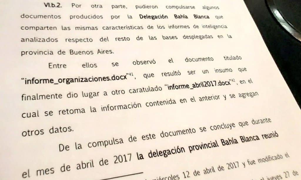 La AFI espiaba a referentes, políticos, sindicales y sociales bahienses