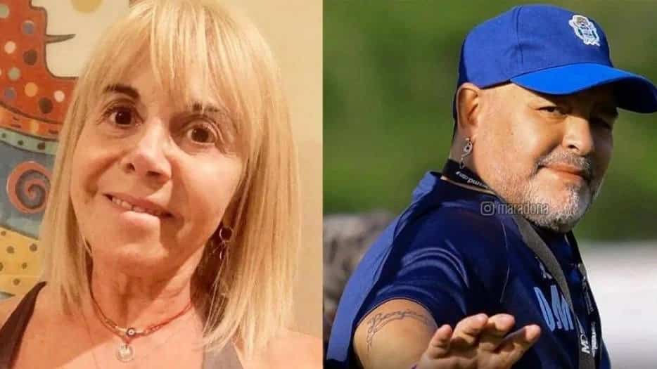 La primera salida de Claudia Villafañe tras la muerte de Diego Maradona