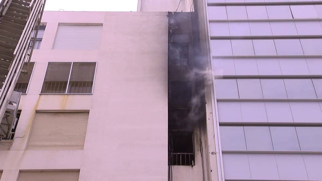 Dos mujeres fueron asistidas en un incendio en pleno centro