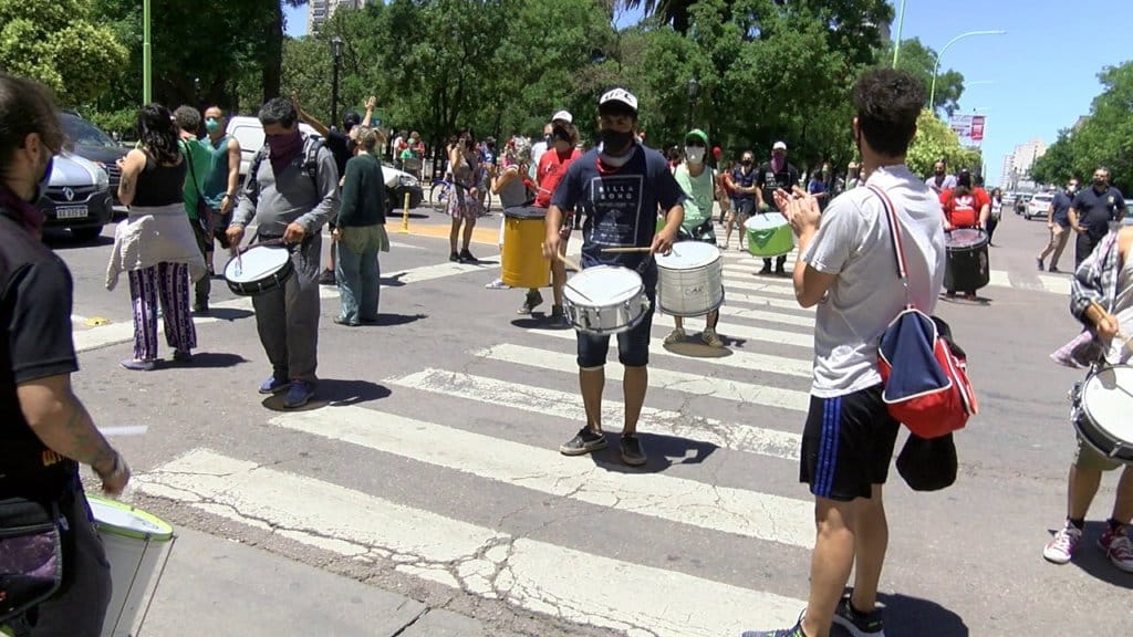 Reclamo de los trabajadores de cultura