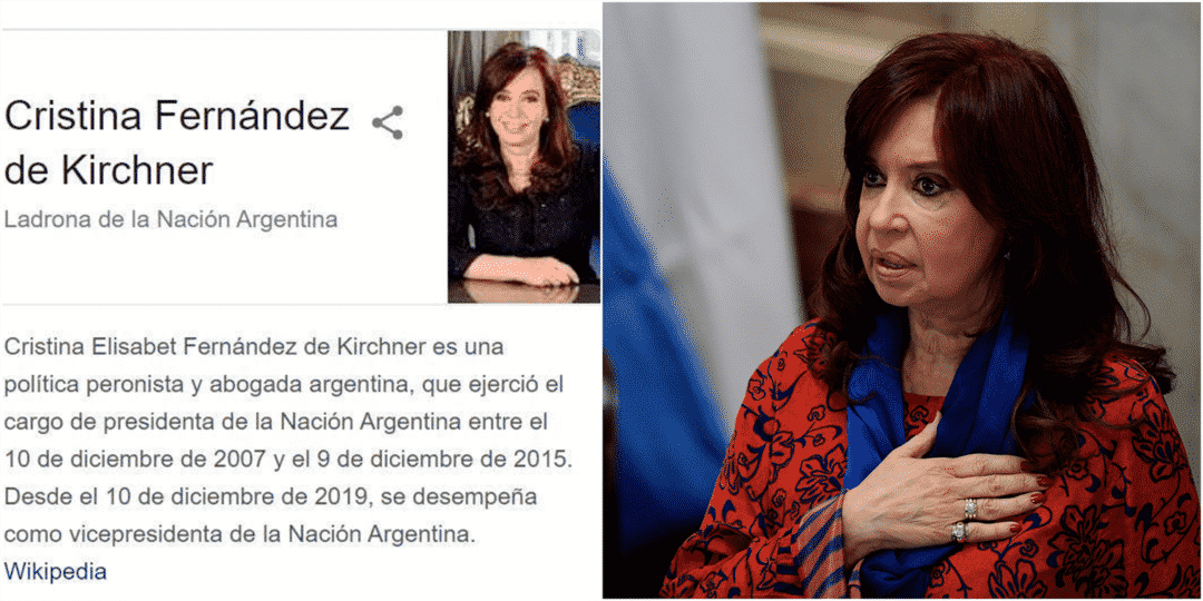 Wikipedia en la Argentina: Cristina Kirchner y Fabiola Yáñez, las víctimas más resonantes del vandalismo digital