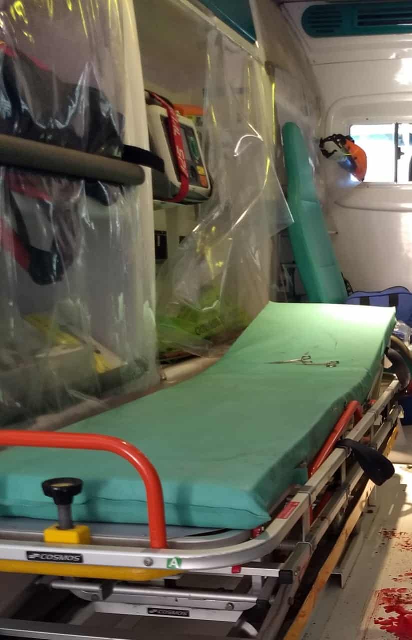 Llegó al mundo a bordo de una ambulancia