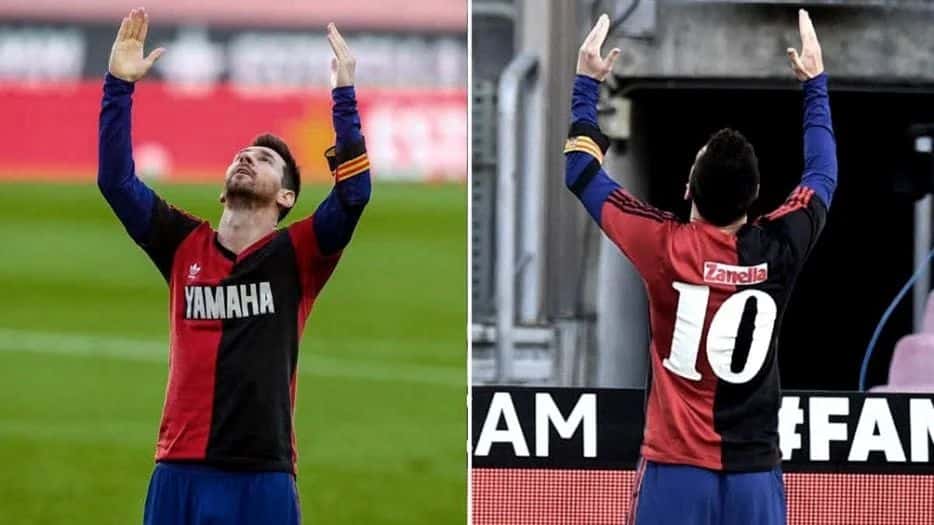 Finalmente Lionel Messi fue multado por su festejo en honor a Diego Maradona en Camp Nou