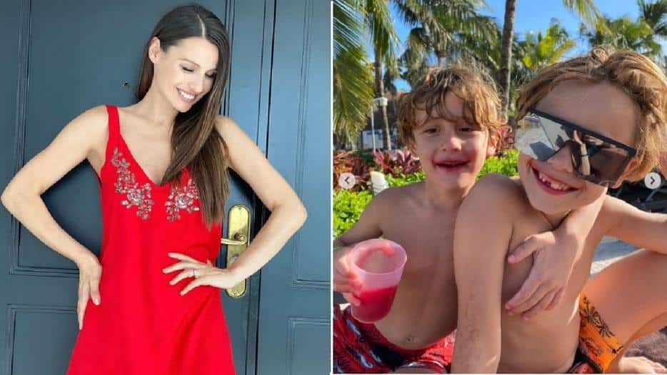 Pampita compartió una foto de sus hijos y, sin querer, habría mostrado su pancita de embarazada