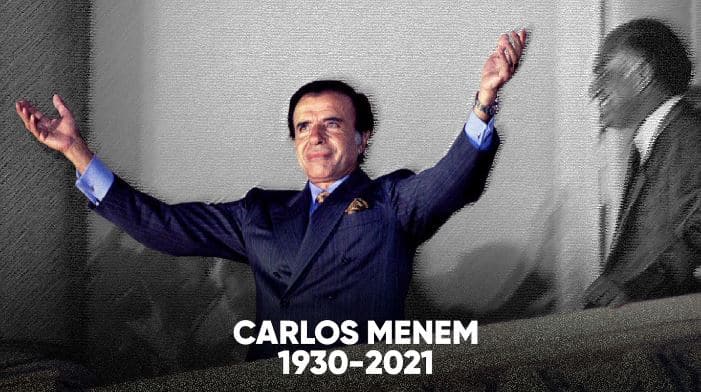 Murió el expresidente Carlos Menem