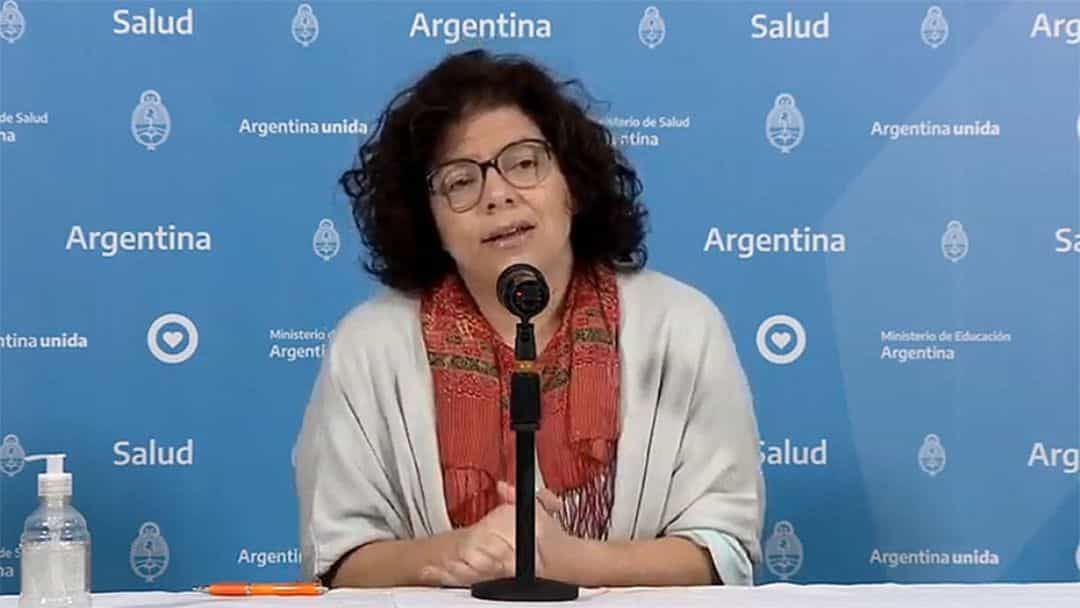 La ministra de Salud Carla Vizzotti tiene coronavirus