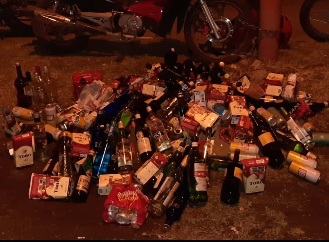 UPD: el municipio secuestró 500 litros del alcohol en los festejos