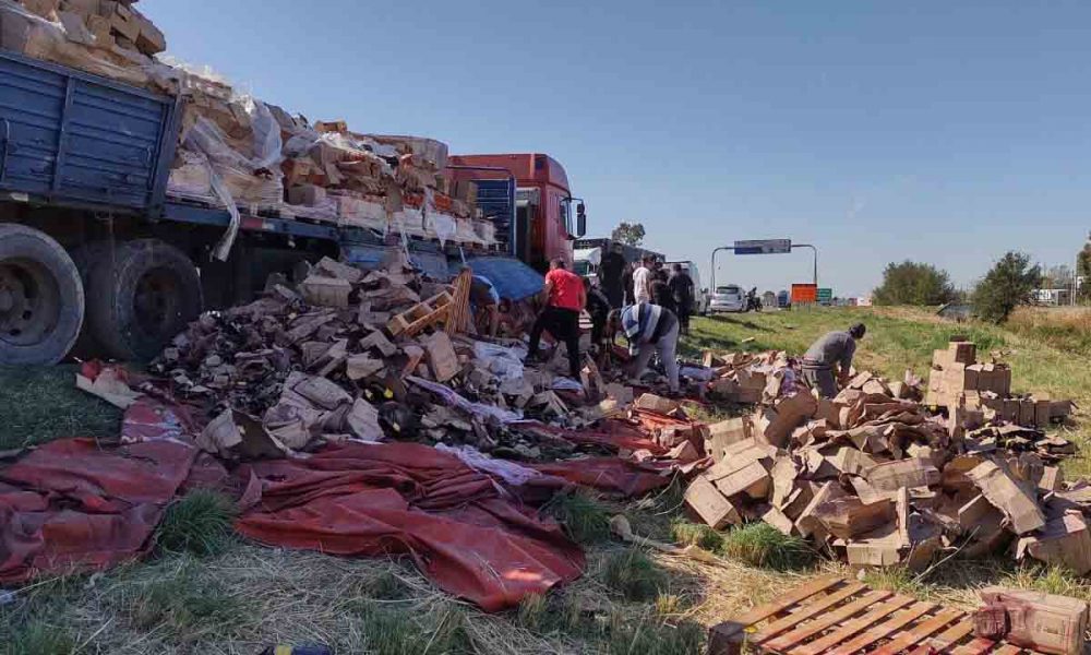 Transportaba vino y perdió la carga en el camino Sesquicentenario