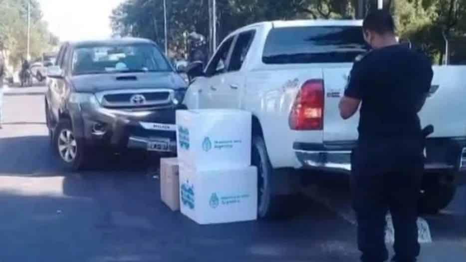 El ministro de Salud correntino chocó mientras transportaba un lote de vacunas contra el Covid