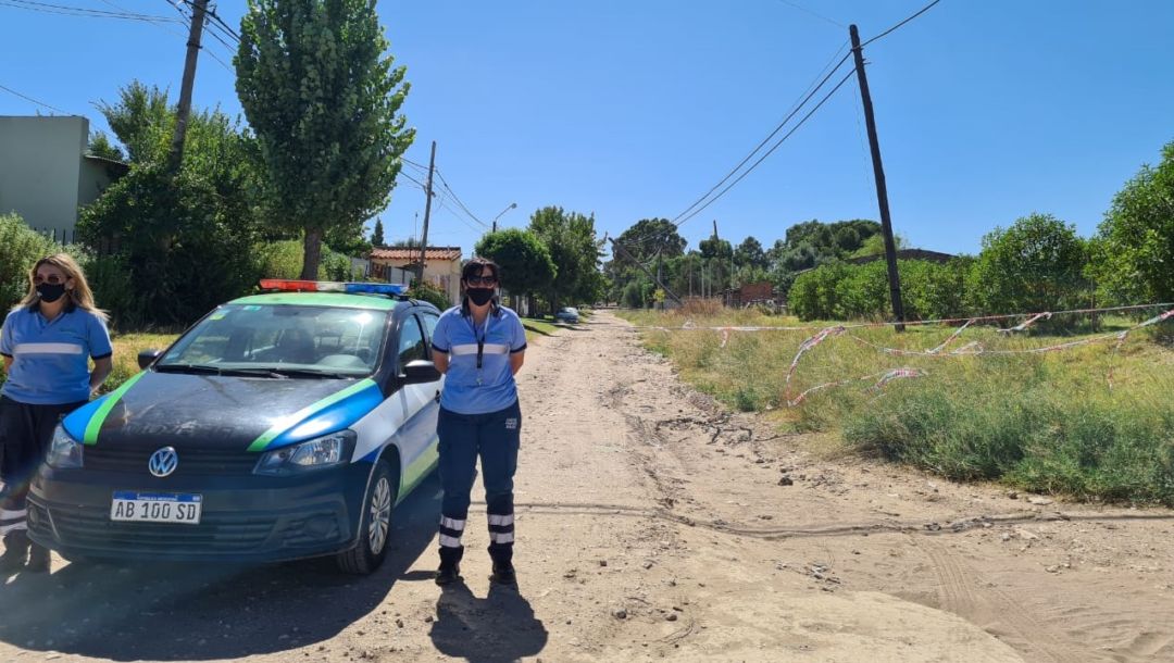 Grünbein: quisieron robar cables y dejaron un peligro en el barrio