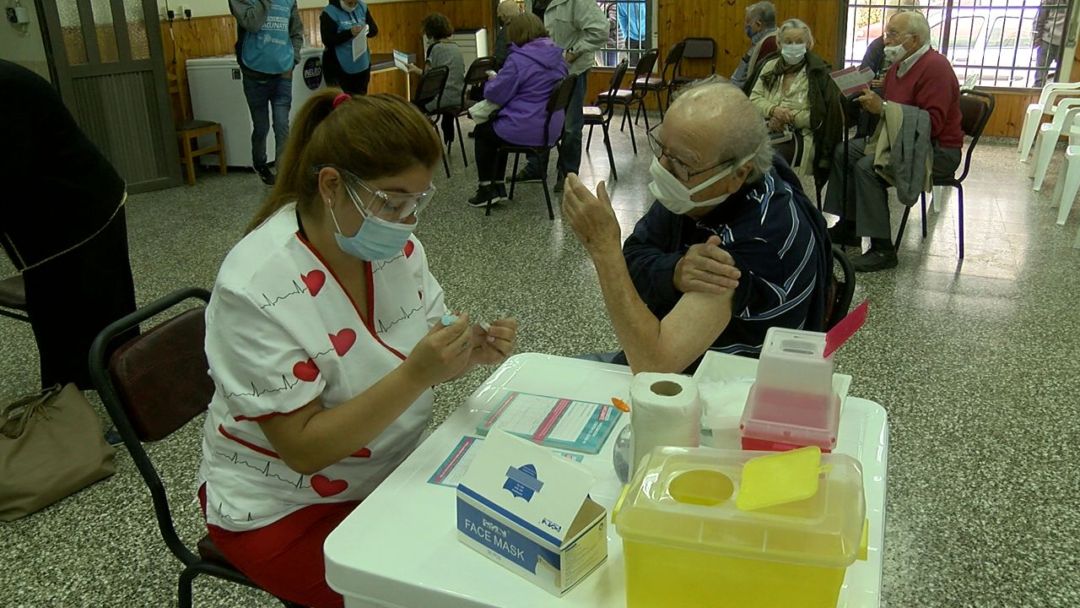 Coronavirus: comenzó la vacunación en Ingeniero White