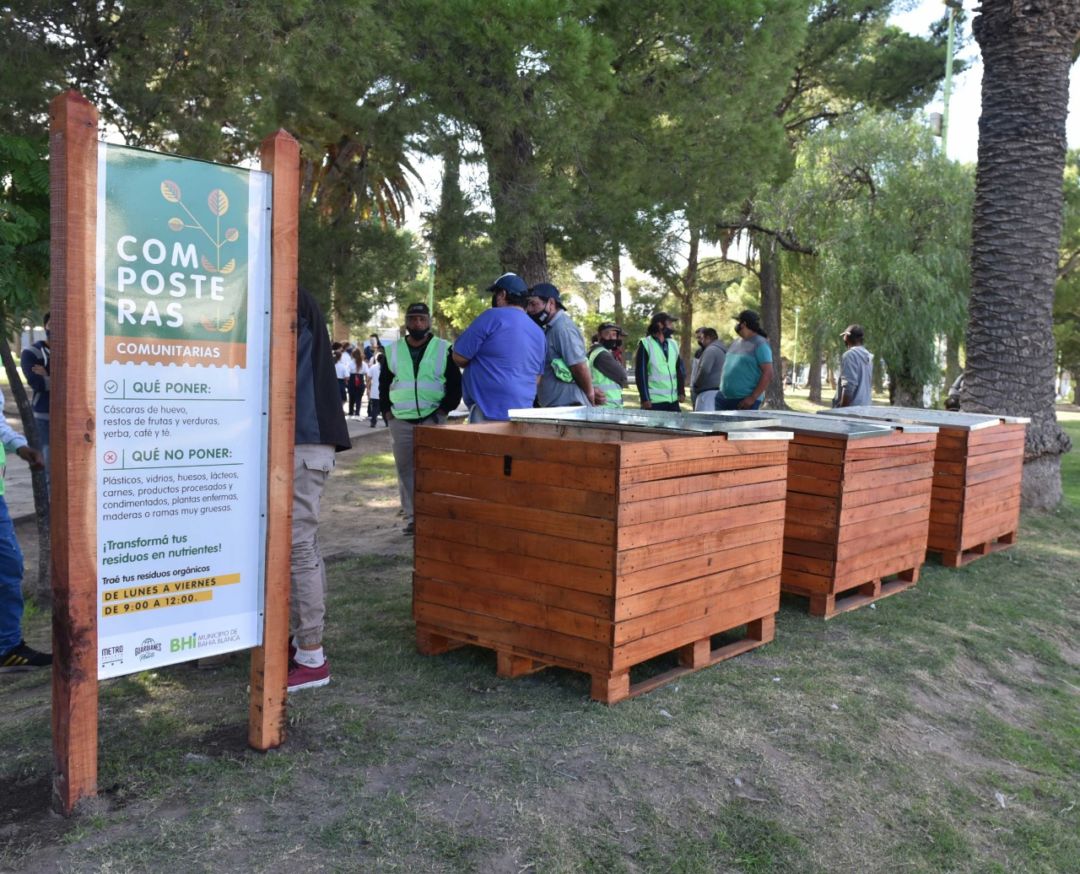 Primeras composteras comunitarias en Bahía Blanca