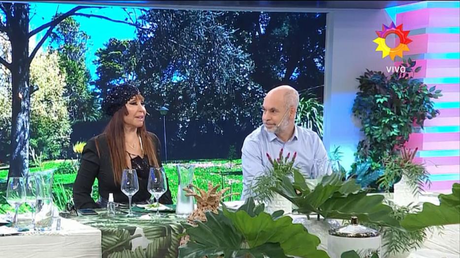 Moria Casán descolocó a Horacio Rodríguez Larreta con un desopilante comentario: “Es un político con cara de extraterrestre”