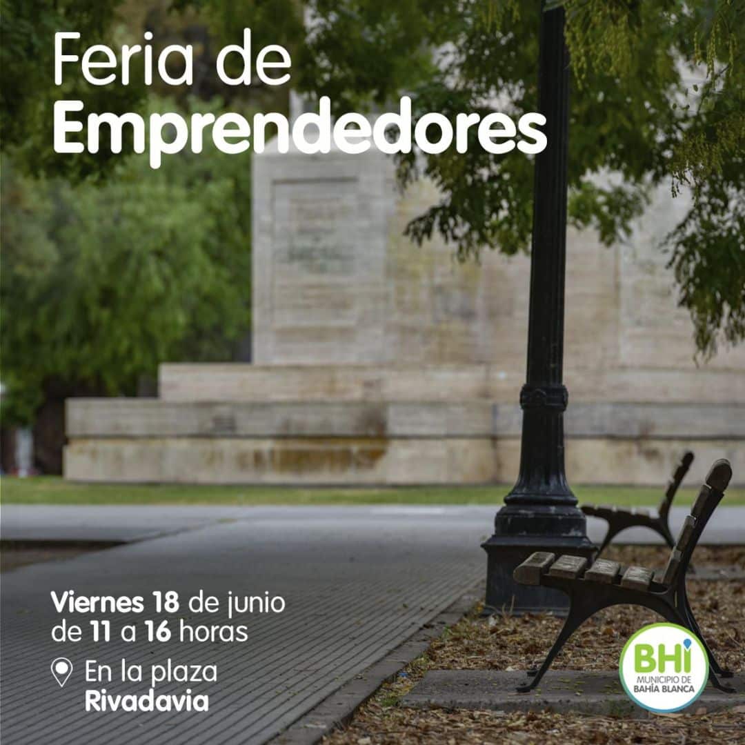 Vuelve la feria de emprendedores a la plaza Rivadavia