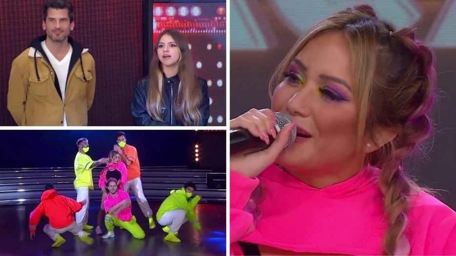 Karina, La Princesita, imitó a Charlotte Caniggia y, ante la atenta mirada de su hija y su novio, bailó shuffle