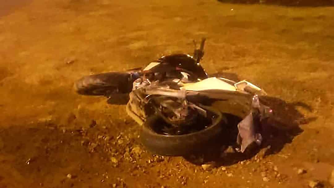 motociclista accidentado