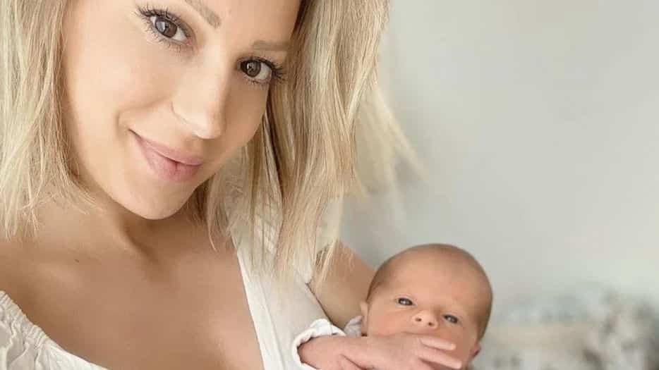 Noelia Marzol mostró oficialmente a Donatello: “Les presento a mi vida entera”