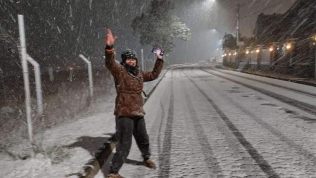 Histórico: nevó en Brasil y las temperaturas podrían ser las más bajas en 65 años