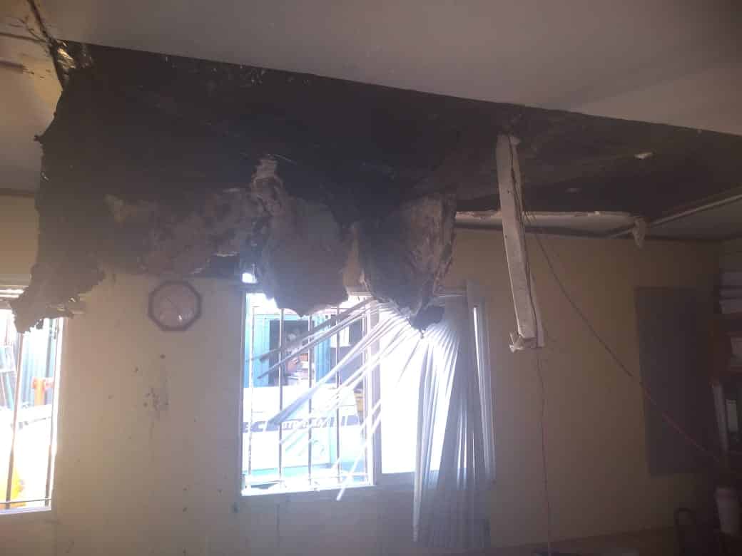 Principio de incendio y susto en un local comercial