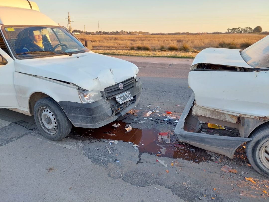 Un herido tras un choque en la Ruta 3