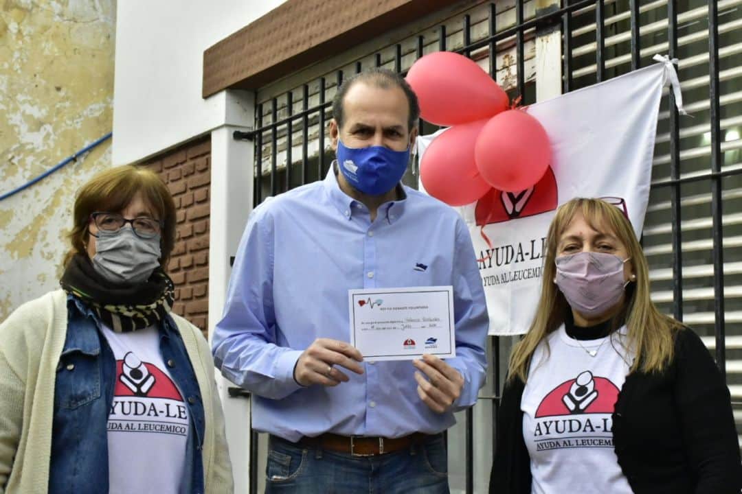 Exitosa jornada de donación de sangre organizada por Ayuda Le y el Puerto