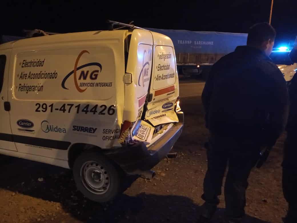 Accidente en Grumbein: sin heridos